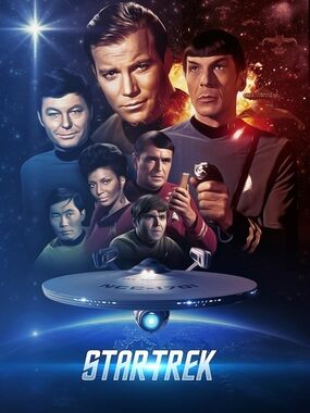 Star Trek Cast Poster Custom Fridge Magnet Movie Poster Home Office Decor